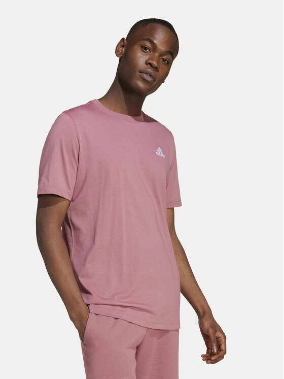 adidas adidas Majica Essentials Small Logo IX0120 Roza Regular Fit