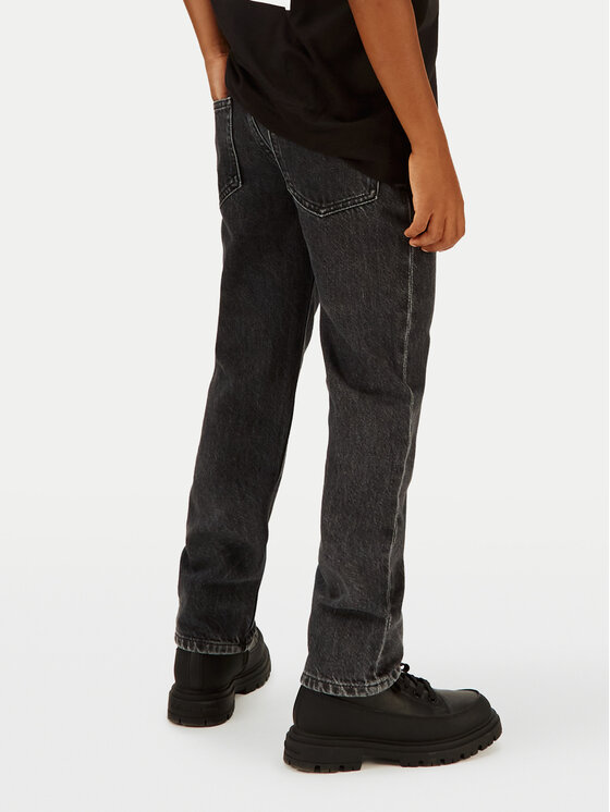 Calvin Klein Jeans Calvin Klein Jeans Džinsi IB0IB02602 Melns Straight Fit