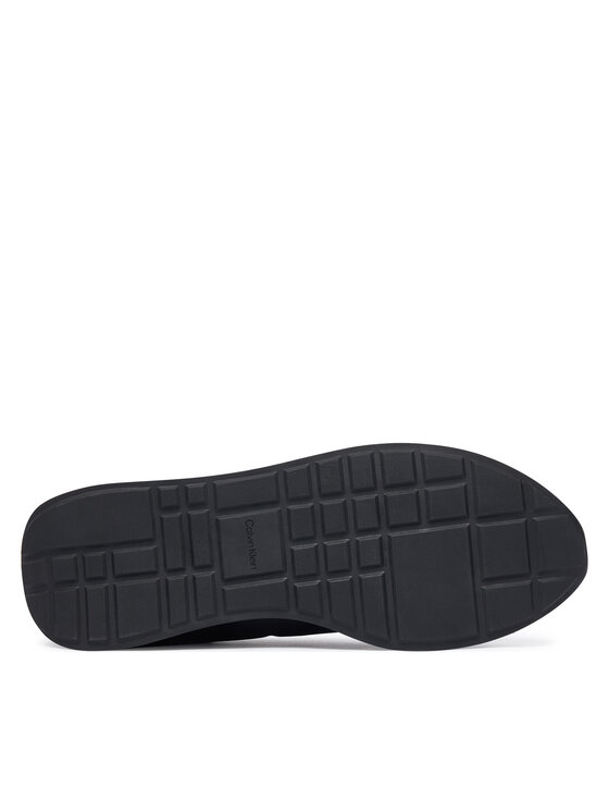 Calvin Klein Calvin Klein Tenisice Retro Runner Band Lth-Su HM0HM02212 Crna