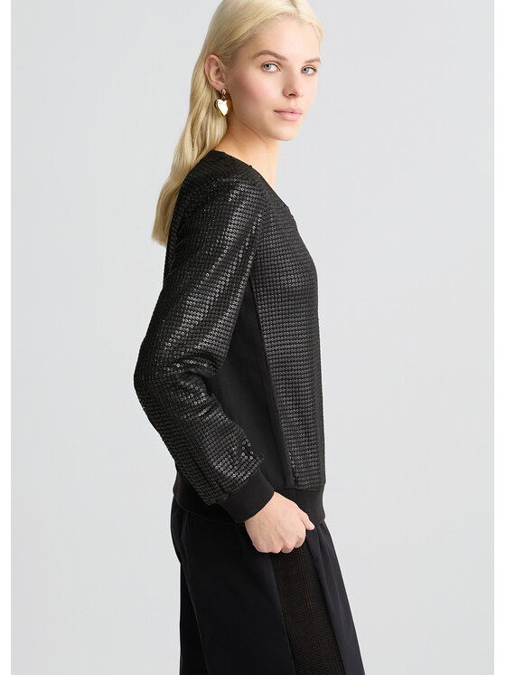 Liu Jo Liu Jo Bluza TA5261J489922222 Czarny Regular Fit