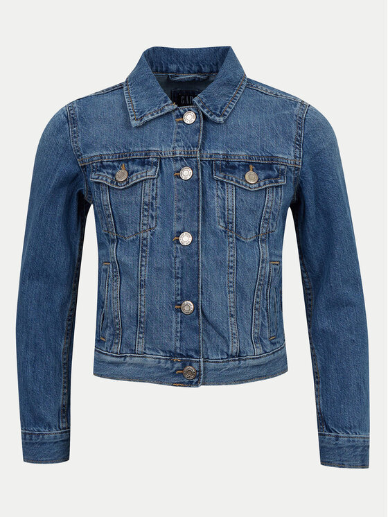 Gap Gap Kurtka jeansowa 620681-00 Niebieski Regular Fit