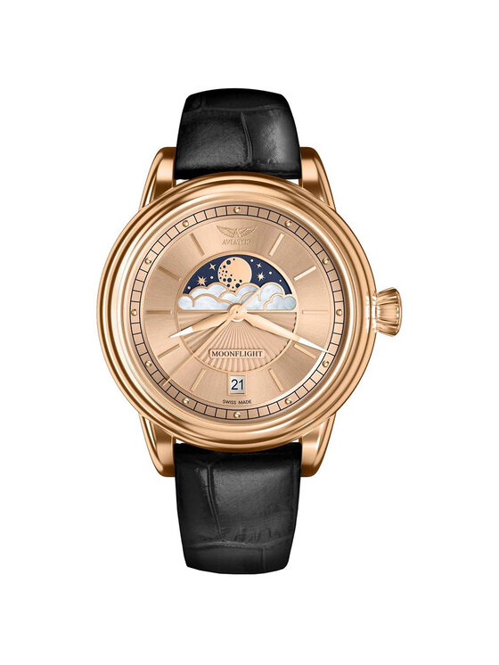 Aviator Aviator Orologio V.1.33.2.260.4BM Nero