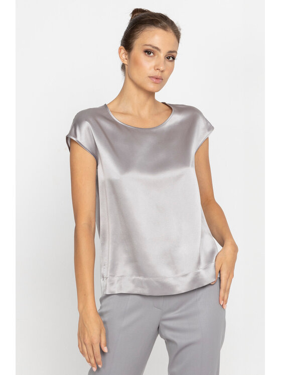 Deni Cler Milano Deni Cler Milano Top W-DC-0053-D5-L1-80-1 Szary