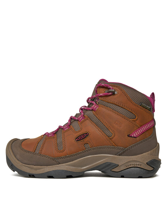 Keen Keen Pārgājienu apavi Circadia Mid Wp 1026765-10 Brūns