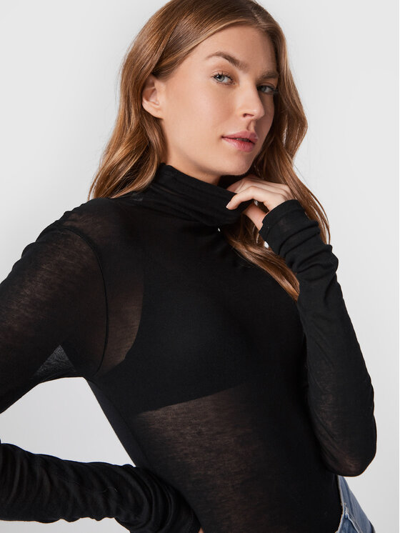 Blusa Massachusetts MAS08H22 Nero Slim Fit