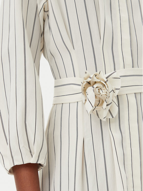 Marella Marella Vestito chemisier Denis 2513221111200 Bianco Regular Fit