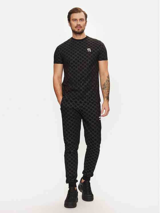 KARL LAGERFELD KARL LAGERFELD T-särk 755096 551251 Must Regular Fit