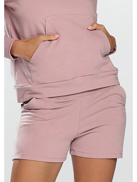 Szorty materiałowe DKaren Lingerie, Rozmiar XXL, Różowe, Koko