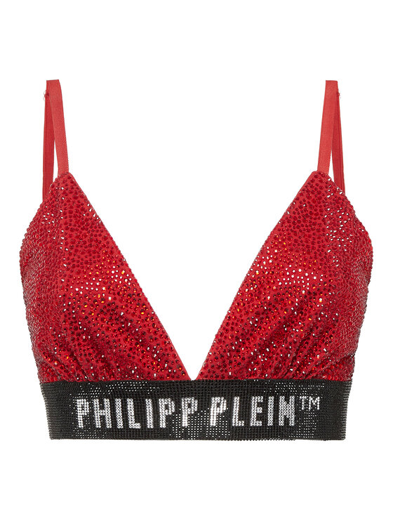 PHILIPP PLEIN PHILIPP PLEIN Biustonosz sportowy 26539 Bordowy