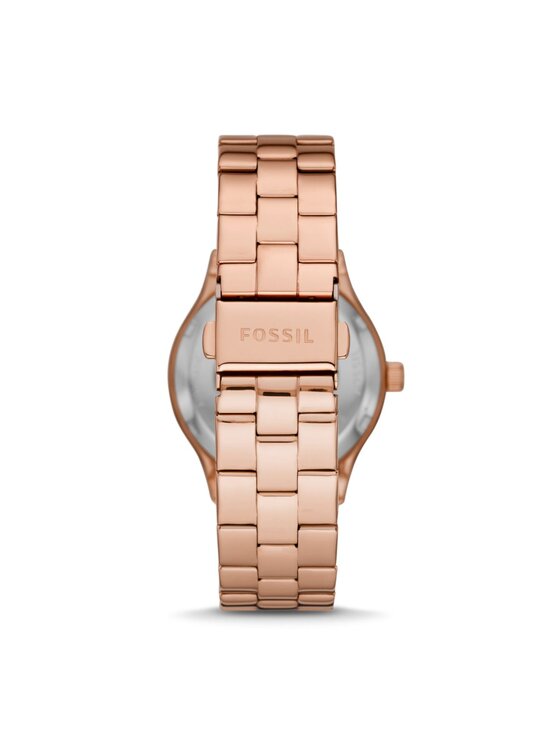 Fossil Fossil Zegarek BQ3651 Różowe złoto