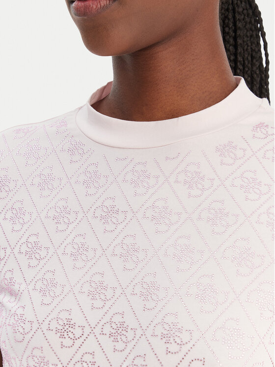 Guess Guess T-Shirt W4BI26 J1314 Ροζ Regular Fit