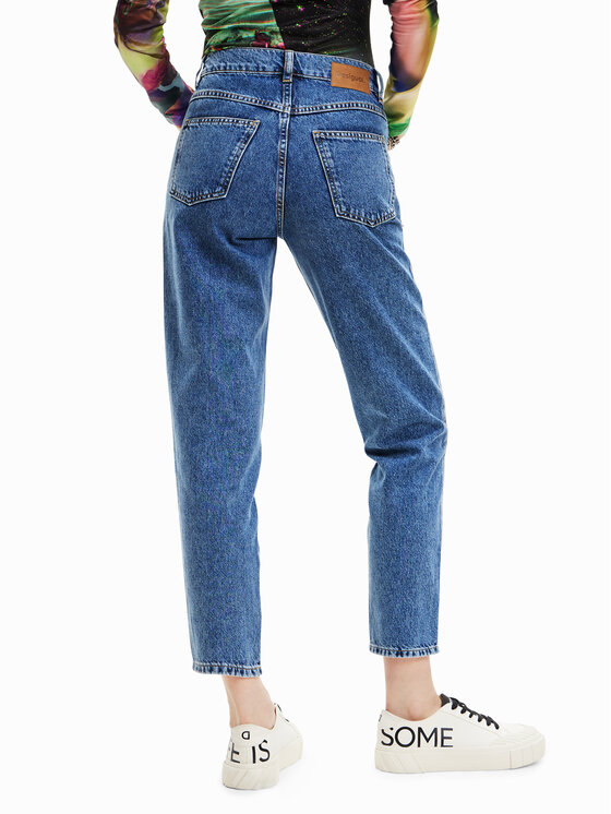 Desigual Desigual Джинси Mayo 23SWDD36 Голубий Mom Fit