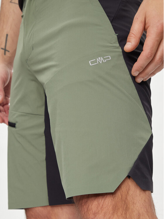 CMP CMP Pantaloni scurți sport 33T6667 Verde Active Fit