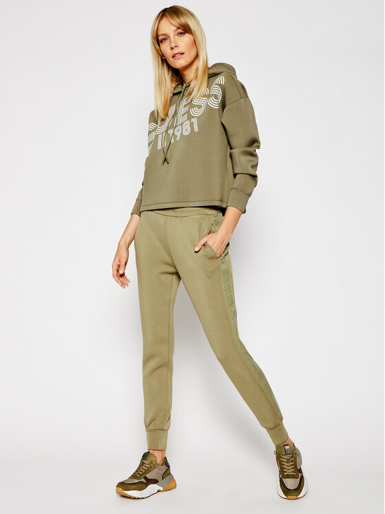Felpa W1RQ69 K7UW2 Verde Oversize