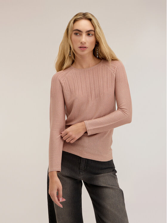 Motivi Motivi Sweter M352W004057N006 Różowy Regular Fit