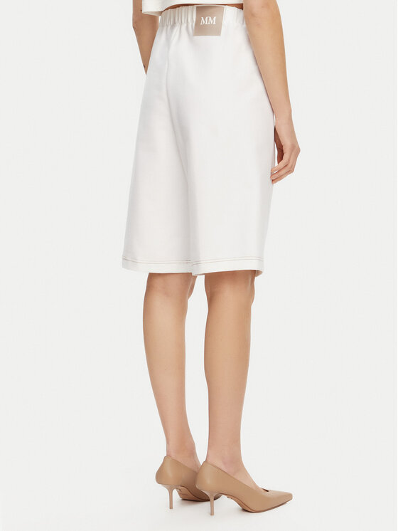 Max Mara Max Mara Шорти з тканини Texas 2516781027650 Білий Regular Fit