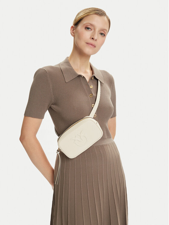 PINKO PINKO Soma Pelle Bottalata AI 25-26 PCPL 105354 A29Q Écru