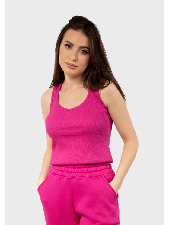 DKaren Sport DKaren Sport Top DK-K-P3 Różowy Classic Fit