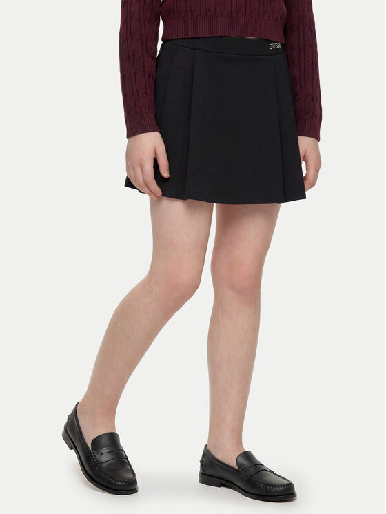 Guess Fustă J6YD01 1K3936 Negru Regular Fit