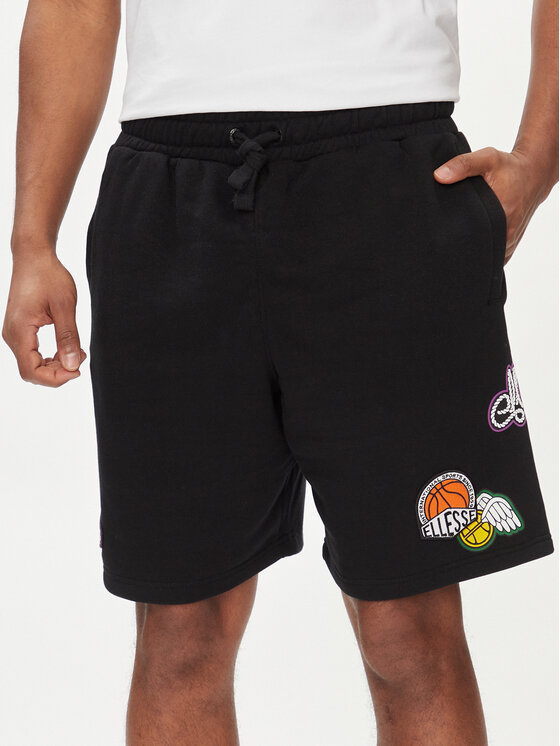Ellesse Športové kraťasy Bronxa Short SHV20121 Čierna Regular Fit