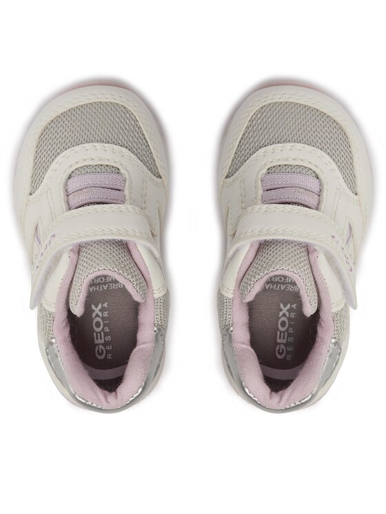 Geox Geox Sneakersy B Rishon Girl B450LA 0BCEW C0406 Biela