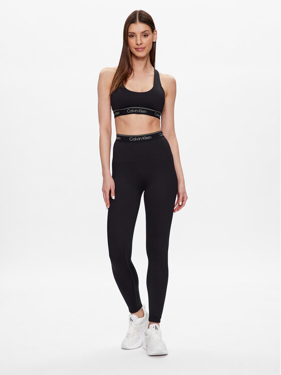Calvin Klein Performance Calvin Klein Performance Colanți 00GWS3L605 Negru Slim Fit