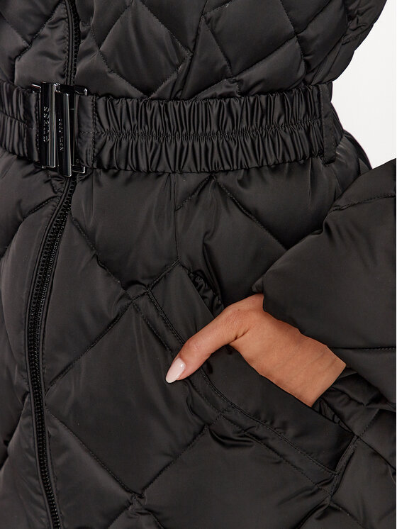 Guess Guess Télikabát Olga W3BL36 WEX52 Fekete Regular Fit