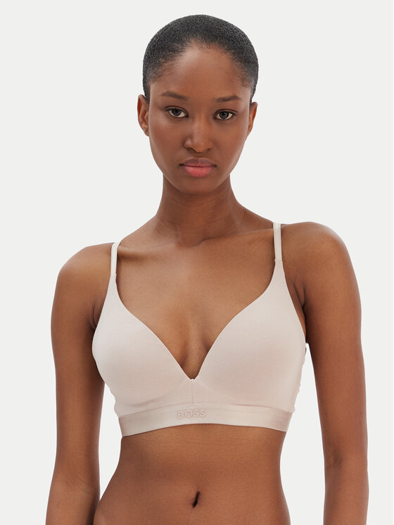BOSS BOSS Podprsenka Bralette 50535250 Béžová