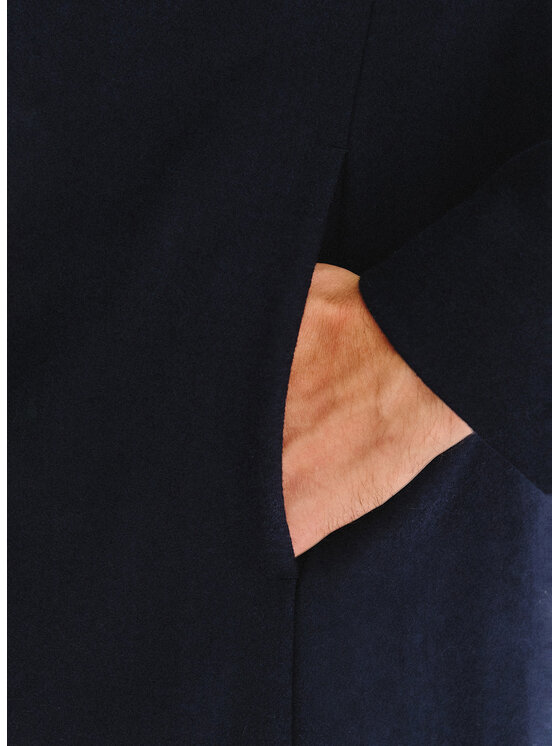 Pako Lorente Pako Lorente Płaszcz zimowy P25WF-7X-010 Granatowy Classic Fit