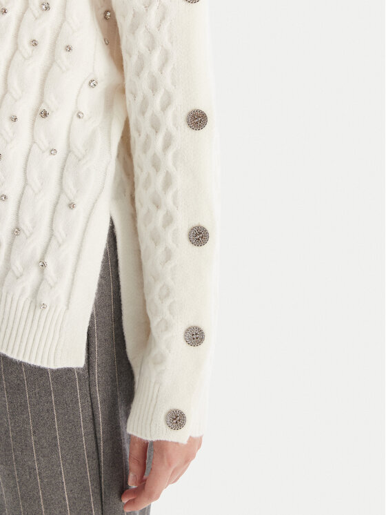 Fracomina Fracomina Поло FR25WT7037K47101 Екрю Relaxed Fit