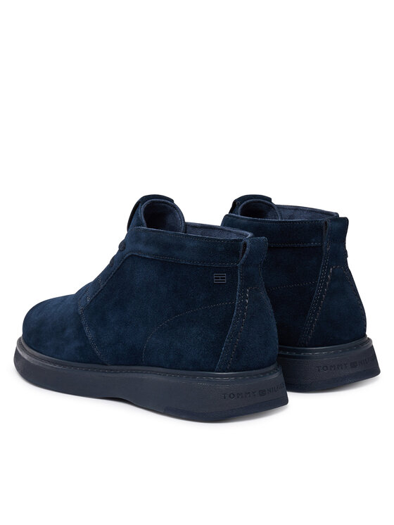 Tommy Hilfiger Tommy Hilfiger Ghete Comfort Suede Chukka FM0FM06074 Bleumarin