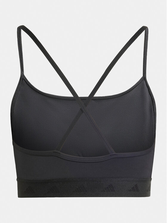 adidas adidas Αθλητικό σουτιέν Hyperglam IS4491 Μαύρο