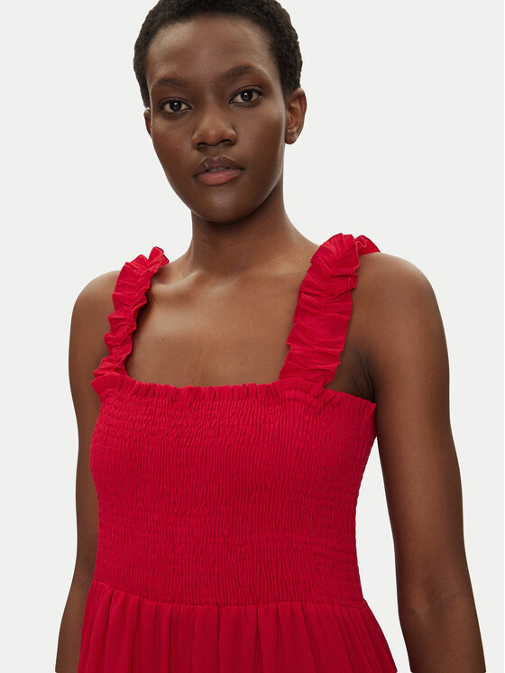 Iconique Iconique Ljetna haljina IC25-009 Crvena Regular Fit