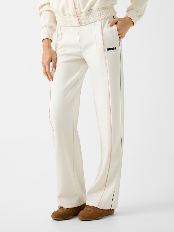 Guess Guess Spodnie materiałowe 180966 Biały Classic Fit