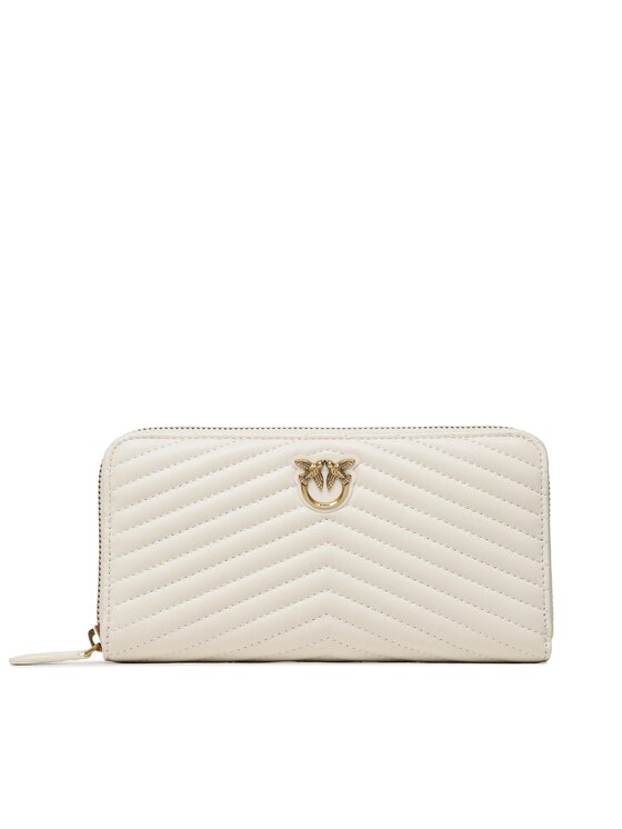 PINKO Pinko Великий жіночий гаманець Ryder Zip Around 100250 A0GK Білий
