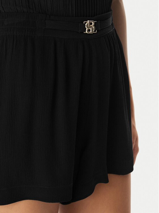BOSS BOSS Шорти от плат Double B 50561257 Черен Regular Fit