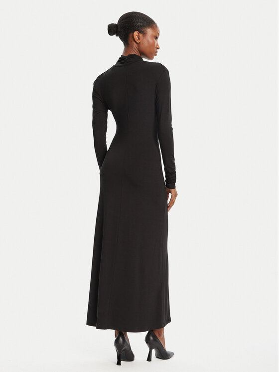 Simona Corsellini Simona Corsellini Večerné šaty A25CPAB00601 Čierna Slim Fit