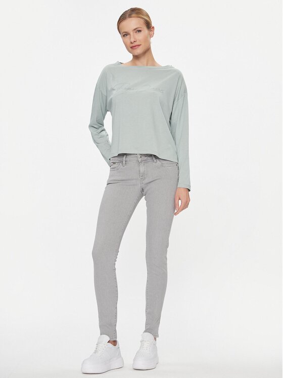 Pepe Jeans Pepe Jeans Majica Hope PL505739 Zelena Relaxed Fit