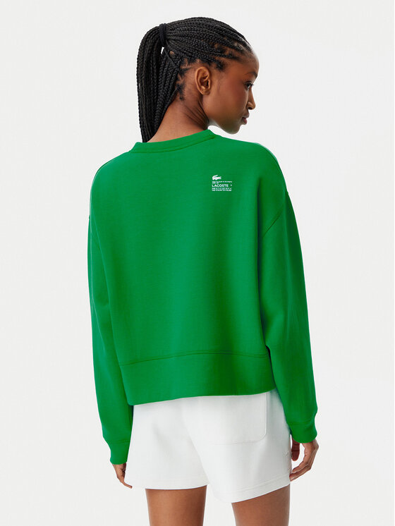 Lacoste Lacoste Bluza SF5614 Zielony Oversize