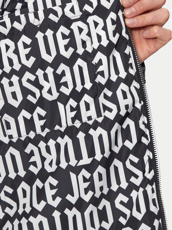 Versace Jeans Couture Versace Jeans Couture Geacă din puf 77GAU421 Negru Loose Fit