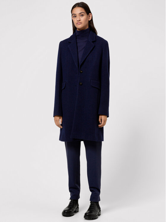HUGO Hugo Palton de lână Mellia-1 50439072 Bleumarin Regular Fit
