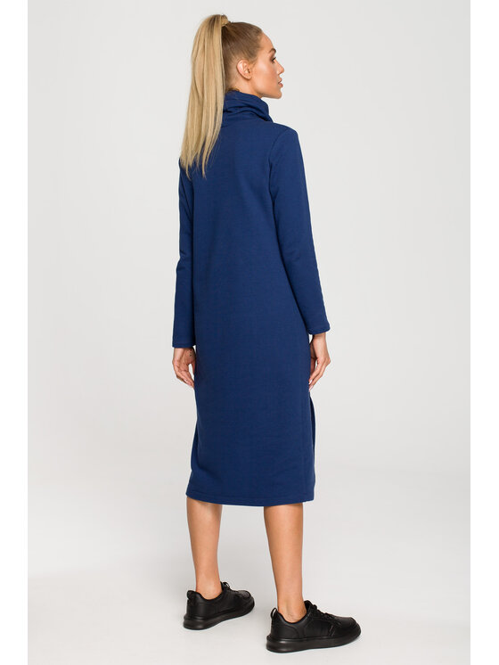 Made of Emotion Made of Emotion Vestito da giorno M688 Blu scuro Regular Fit