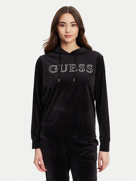 Guess Guess Pulóver V4RQ25 K0232 Fekete Regular Fit