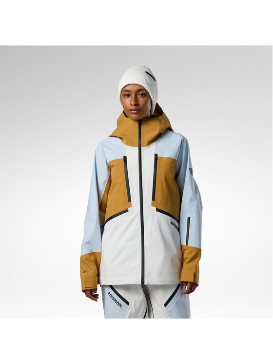 Rossignol Rossignol Kurtka narciarska W Proclivity 3L Shell Jacket Biały Relaxed Fit