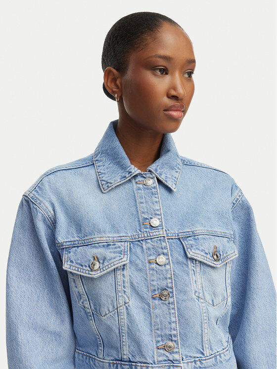 HUGO HUGO Jeansjacke Galatea 50557043 Hellblau Regular Fit