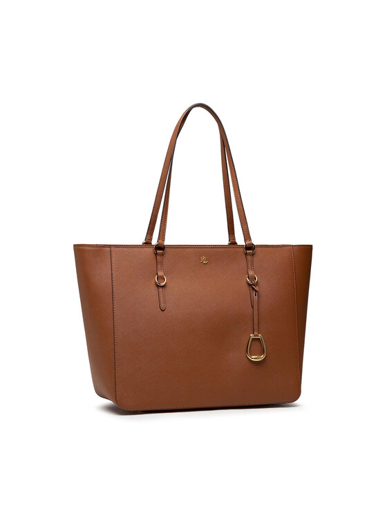 LAUREN RALPH LAUREN Lauren Ralph Lauren Torebka Tote 431802424018 Brązowy