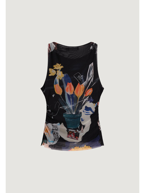 Desigual Desigual Φανέλα TS_BRUSELAS Μαύρο Casual Fit