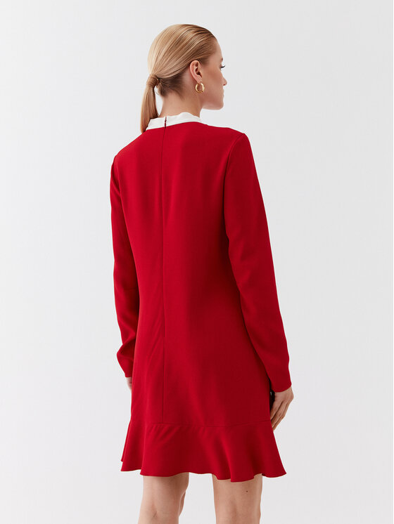 Red Valentino Red Valentino Haljina za svaki dan 2R3VAGR5 Crvena Regular Fit