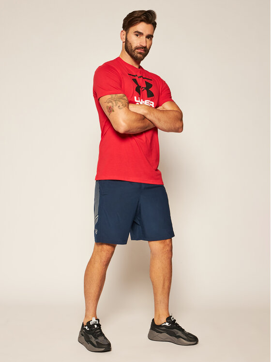 Under Armour Under Armour Szorty sportowe Ua Woven Graphic 1309651 Granatowy Loose Fit