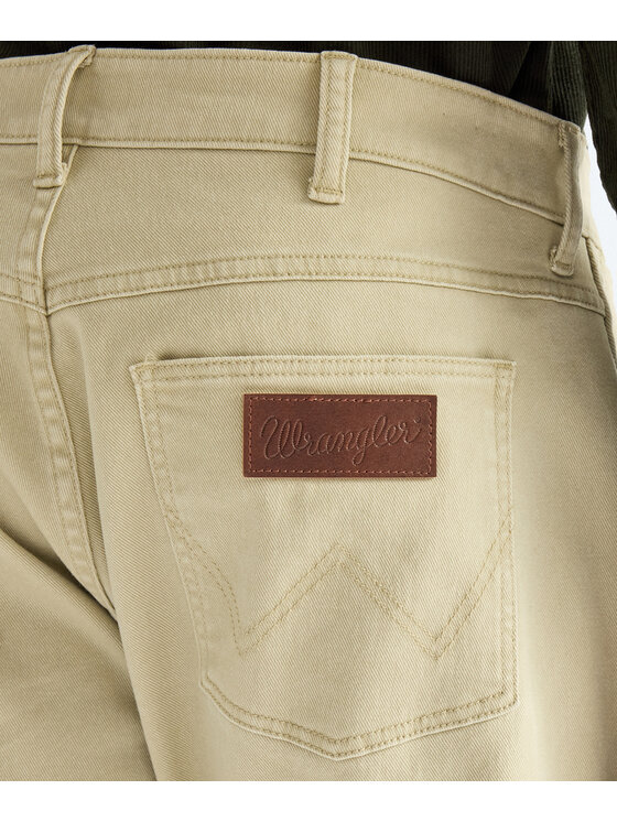 Wrangler Wrangler Spodnie materiałowe 112386852 Beżowy Regular Fit